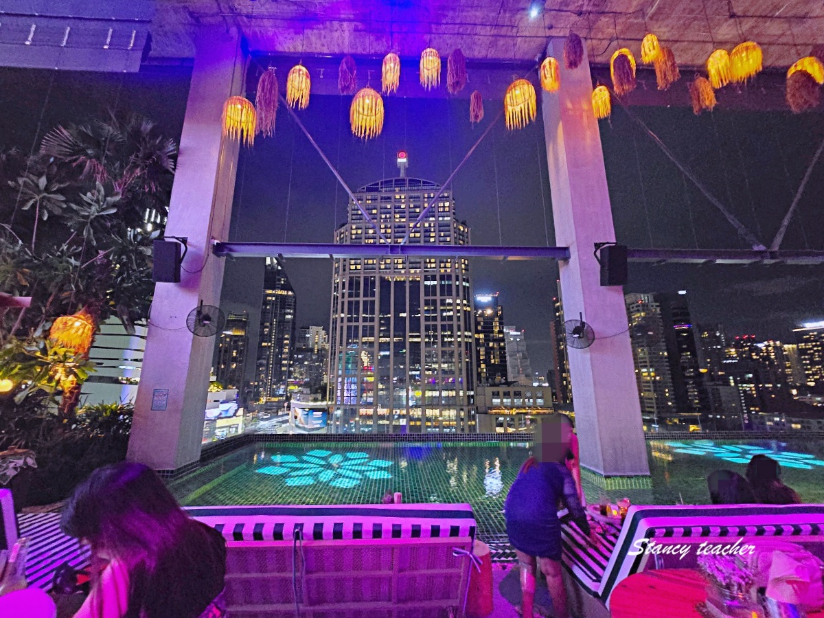 曼谷夜生活推薦｜TRIBE Sky Beach Club Bangkok，EmSphere 5樓超美網紅夜店酒吧