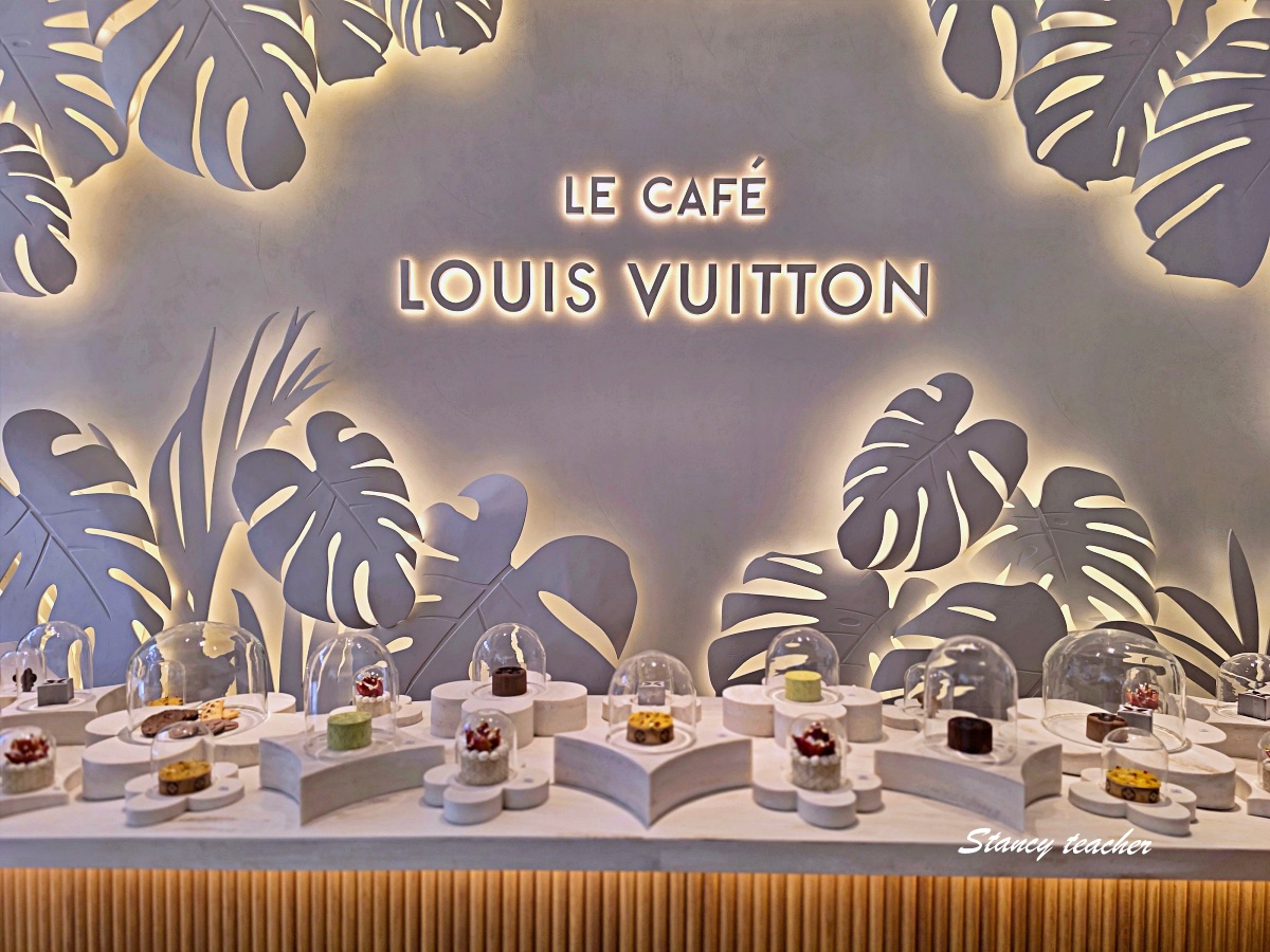 曼谷 LV 咖啡廳攻略｜LV The Place Bangkok 必拍 Logo 甜點，Le Café Louis Vuitton 訂位與菜單推薦