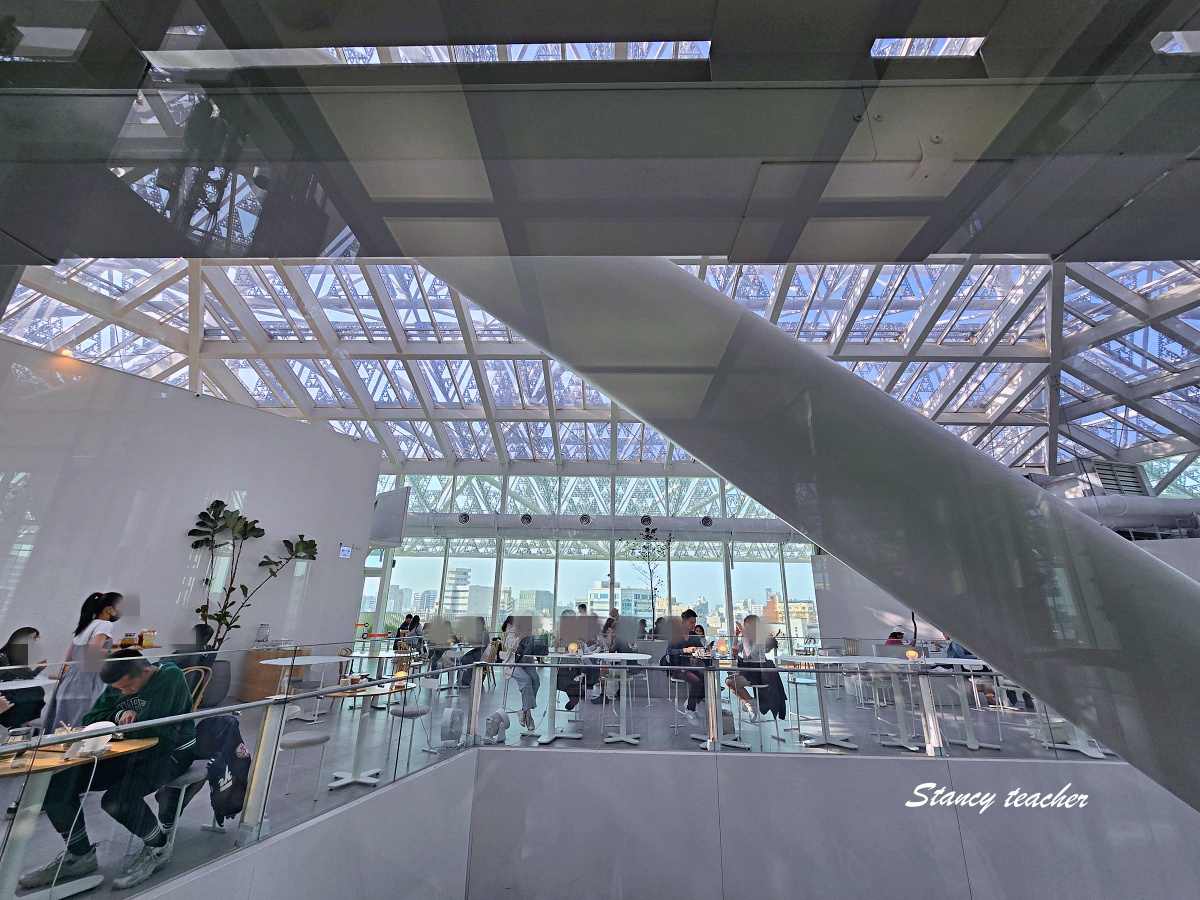 南美春室 The POOL 台南美術館咖啡廳｜姐妹台南小旅行發現的純白玻璃屋餐廳，拍照、吃飯、看展一次收集