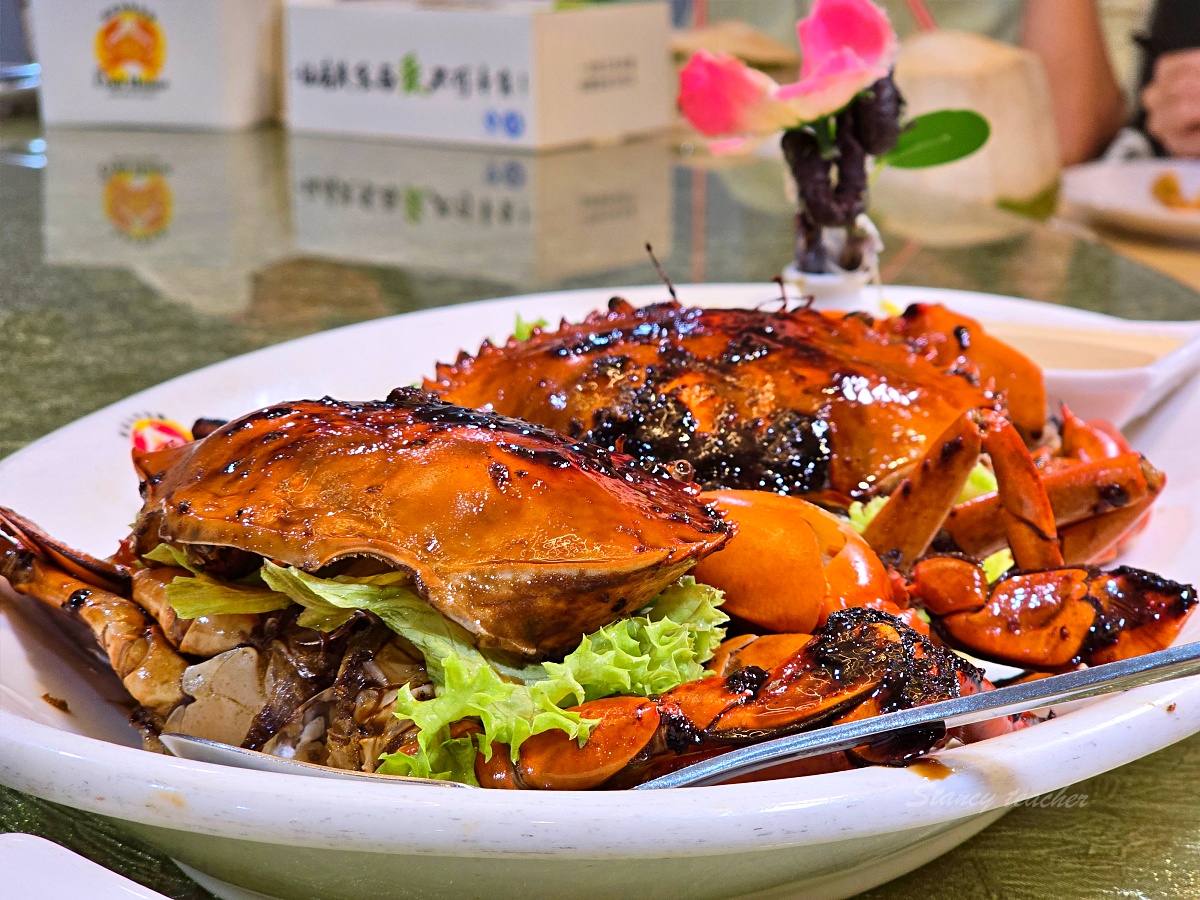 【沙巴海鮮餐廳推薦】蟹皇海鮮餐廳 The Crab House Seafood Restaurant：亞庇市區近碼頭、Grandis Hotel 旁聚餐超方便 @Stancy Teacher 美味異想世界