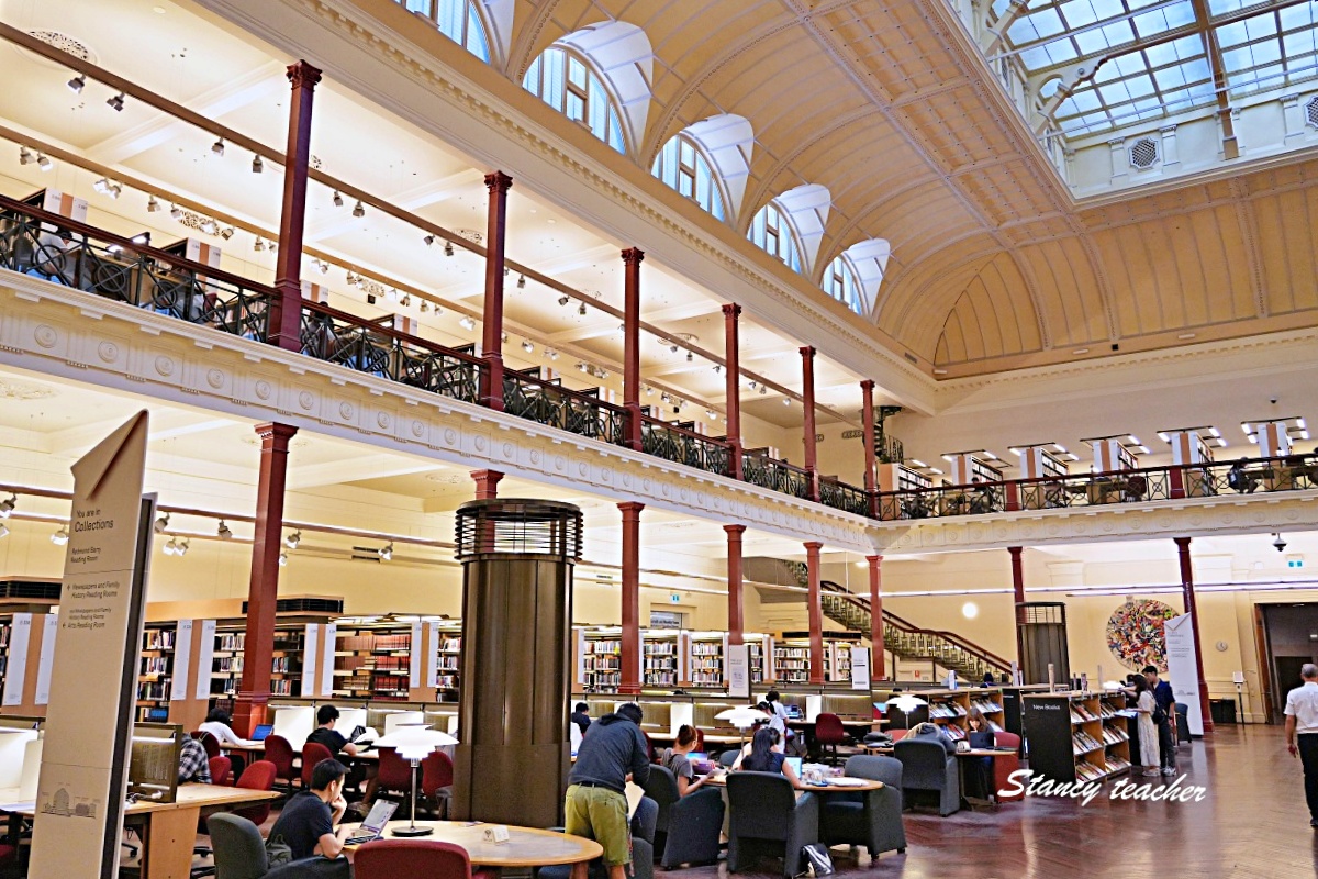 墨爾本圖書館 State Library Victoria｜維多利亞州立圖書館免費參觀，順遊監獄紀念館