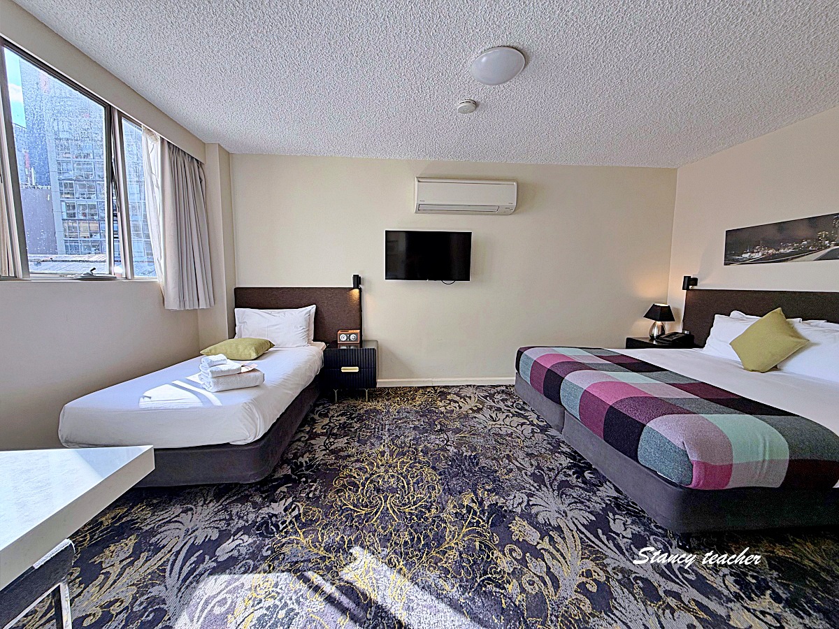 墨爾本住宿推薦｜City Limits Hotel Apartments 城市邊界公寓，市中心有廚房微波爐的親子三人房