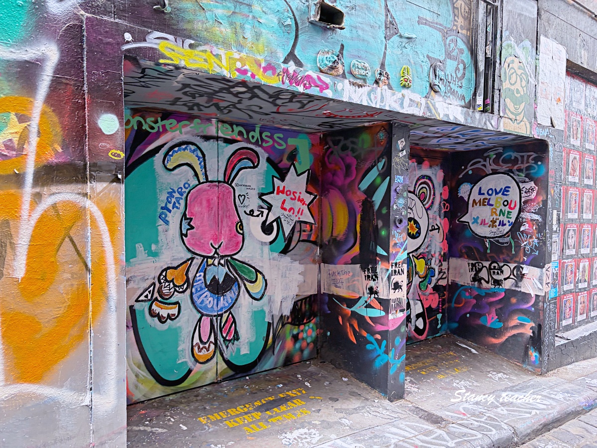 墨爾本塗鴉街 Hosier Lane｜周杰倫也來過的街頭藝術景點，市區免費拍照打卡推薦