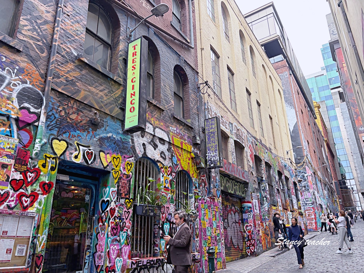墨爾本塗鴉街 Hosier Lane｜周杰倫也來過的街頭藝術景點，市區免費拍照打卡推薦
