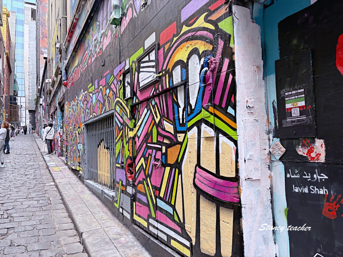 墨爾本塗鴉街 Hosier Lane｜周杰倫也來過的街頭藝術景點，市區免費拍照打卡推薦