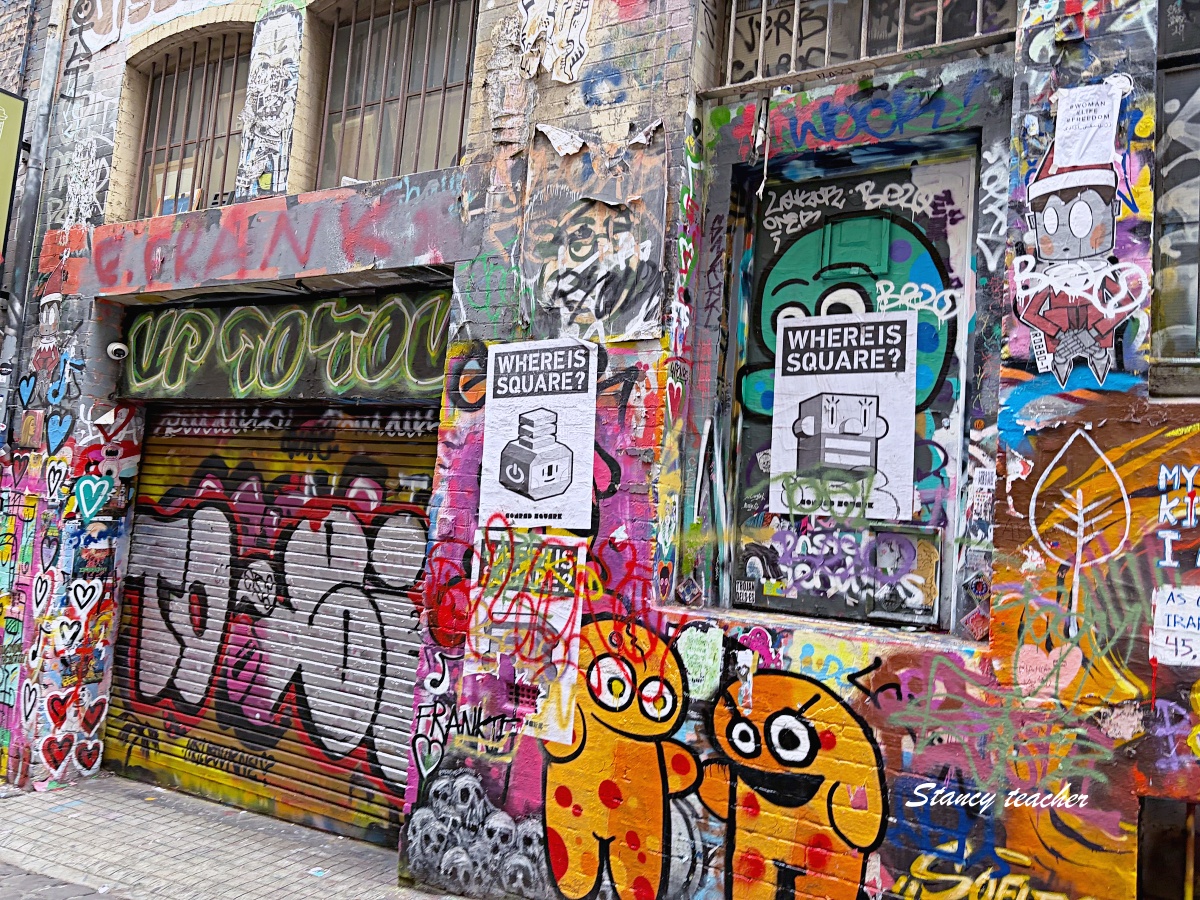 墨爾本塗鴉街 Hosier Lane｜周杰倫也來過的街頭藝術景點，市區免費拍照打卡推薦