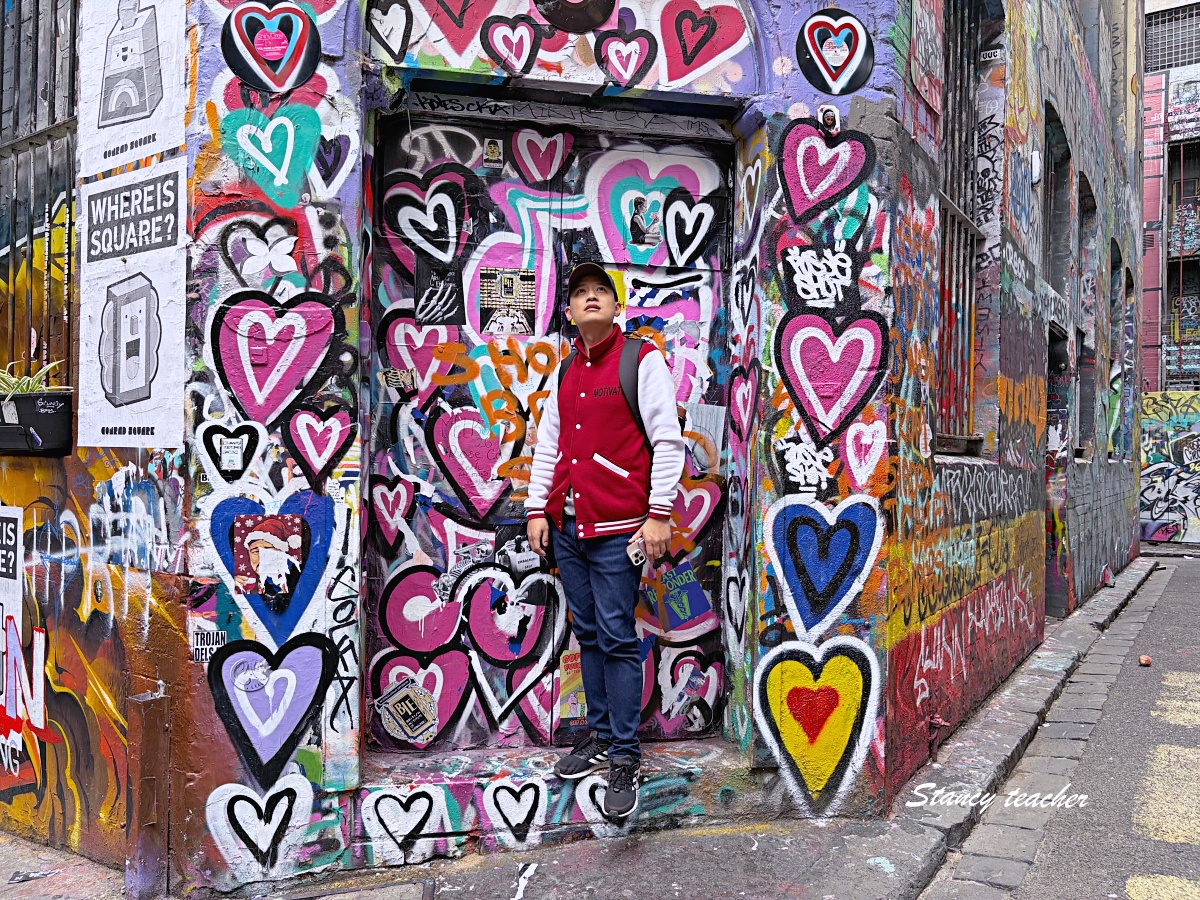 墨爾本塗鴉街 Hosier Lane｜周杰倫也來過的街頭藝術景點，市區免費拍照打卡推薦
