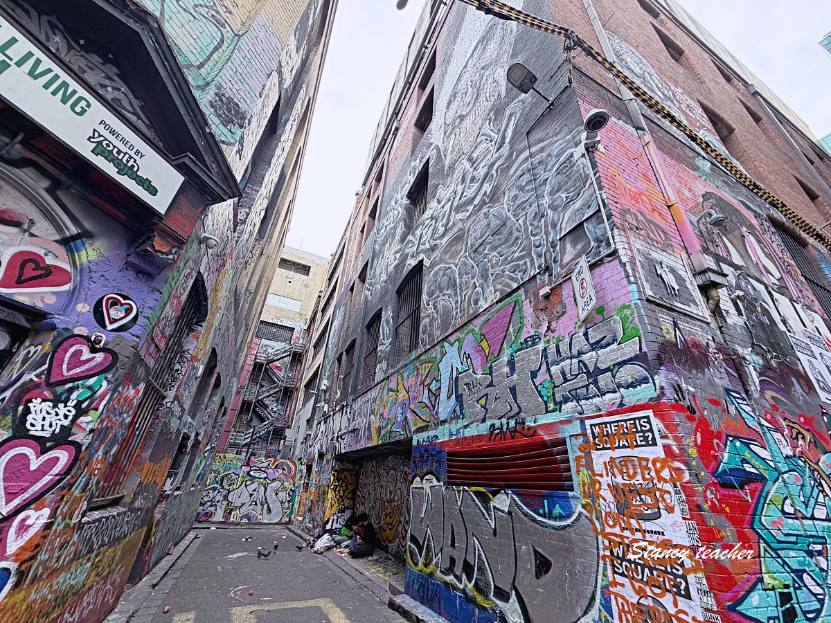 墨爾本塗鴉街 Hosier Lane｜周杰倫也來過的街頭藝術景點，市區免費拍照打卡推薦