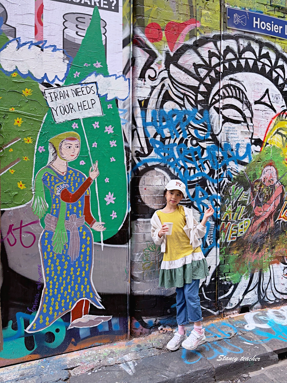 墨爾本塗鴉街 Hosier Lane｜周杰倫也來過的街頭藝術景點，市區免費拍照打卡推薦